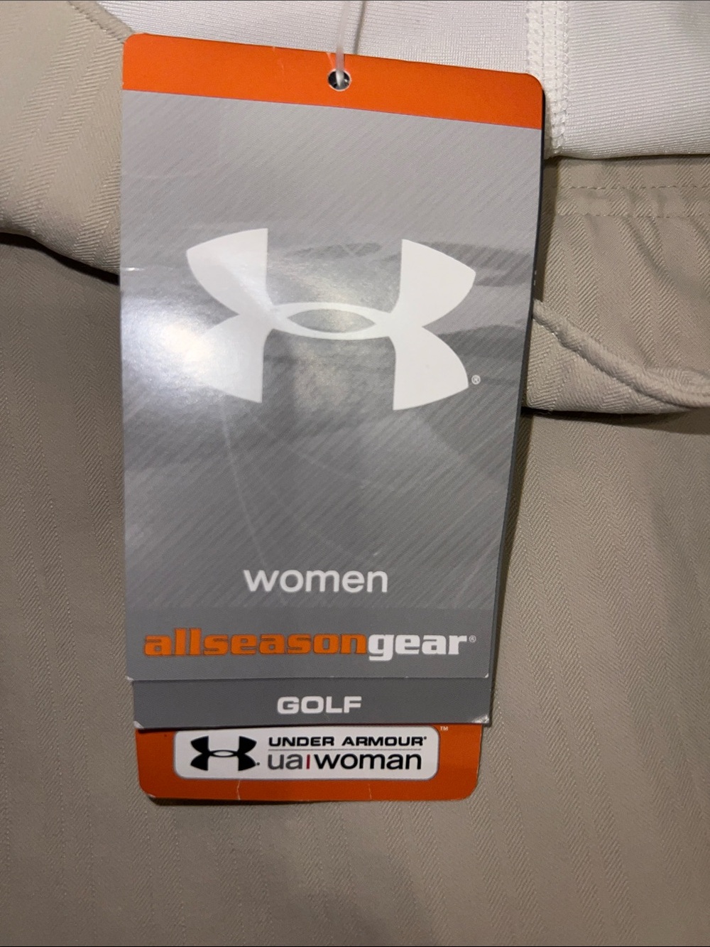 NWT! Under Armour Relaxed Fit Khaki Performance Golf Skort size 6! - Picture 6 of 16